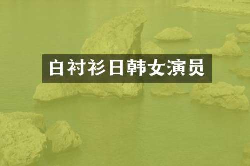 白衬衫日韩女演员