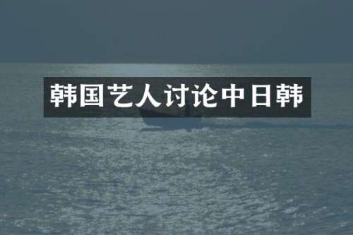 韩国艺人讨论中日韩