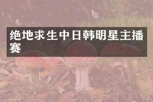 绝地求生中日韩明星主播赛
