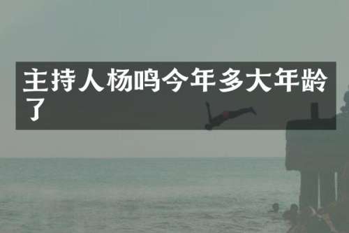 主持人杨鸣今年多大年龄了