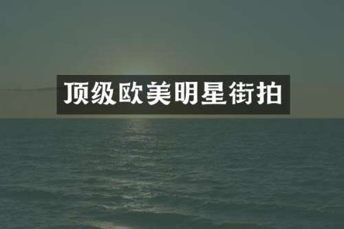 顶级欧美明星街拍
