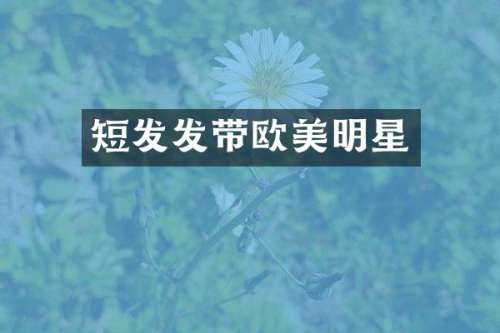 短发发带欧美明星