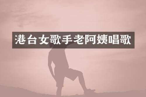 港台女歌手老阿姨唱歌