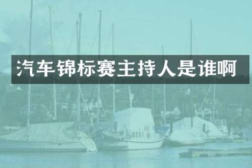 汽车锦标赛主持人是谁啊