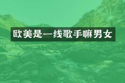 欧美是一线歌手嘛男女