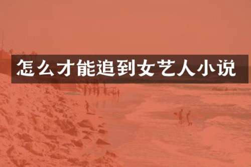 怎么才能追到女艺人小说