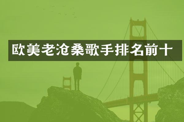 欧美老沧桑歌手排名前十
