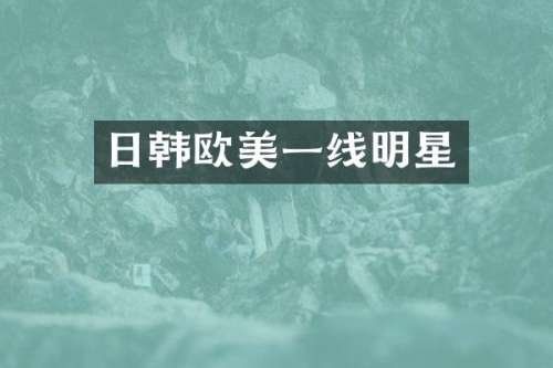 日韩欧美一线明星