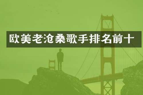欧美老沧桑歌手排名前十