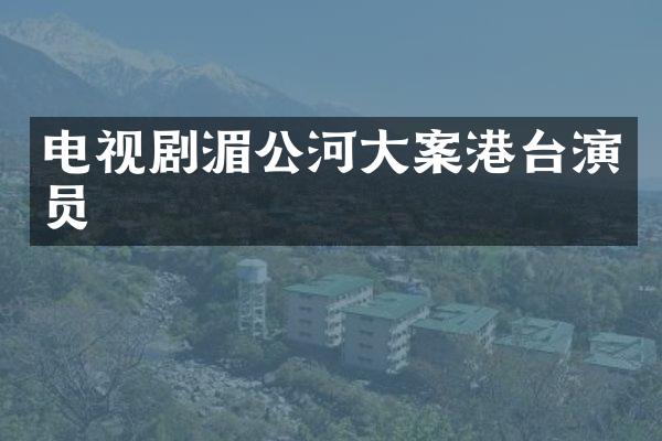 电视剧湄公河大案港台演员