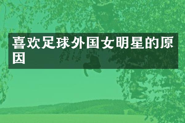 喜欢足球外国女明星的原因