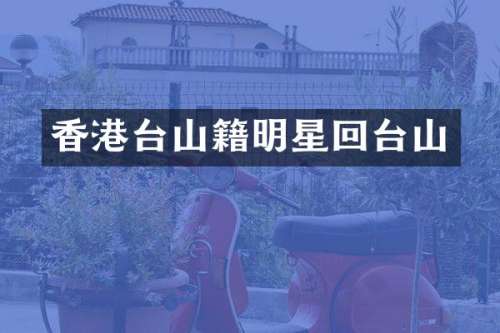 香港台山籍明星回台山