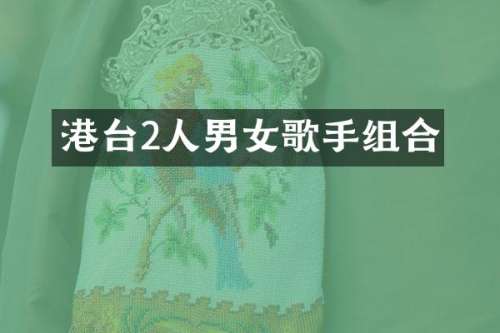 港台2人男女歌手组合