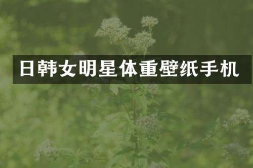 日韩女明星体重壁纸手机