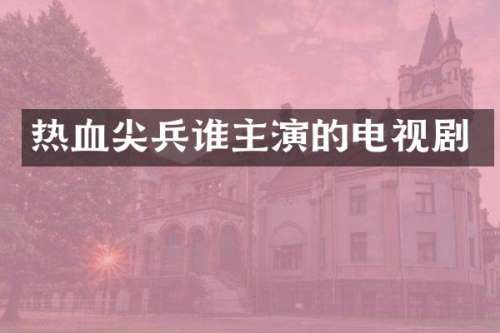 热血尖兵谁主演的电视剧