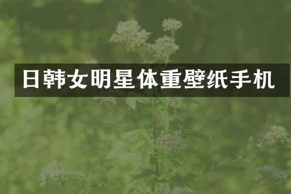 日韩女明星体重壁纸手机