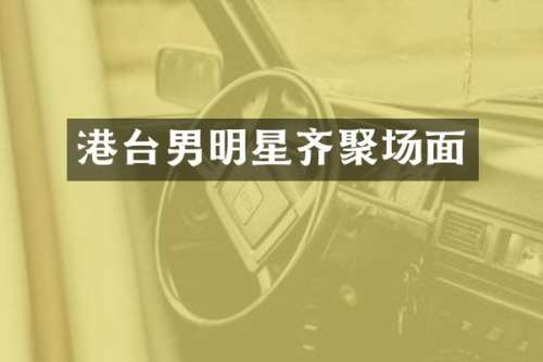 港台男明星齐聚场面