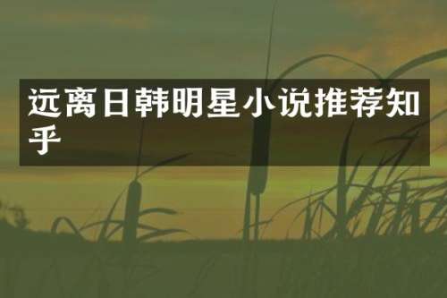 远离日韩明星小说推荐知乎