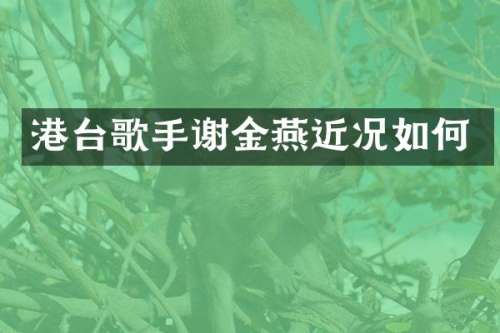 港台歌手谢金燕近况如何