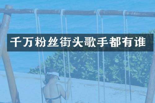千万粉丝街头歌手都有谁