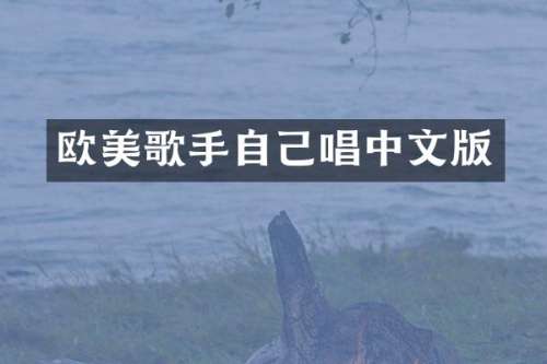 欧美歌手自己唱中文版