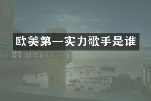 欧美第一实力歌手是谁