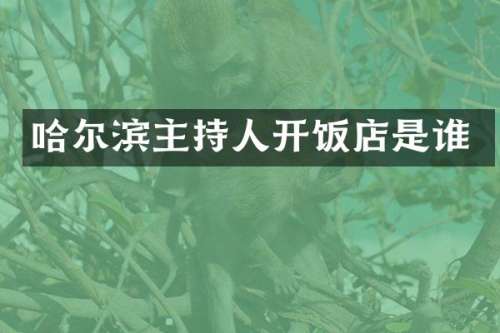 哈尔滨主持人开饭店是谁