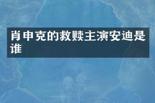 肖申克的救赎主演安迪是谁