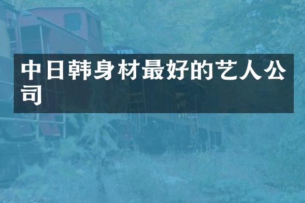 中日韩身材最好的艺人公司