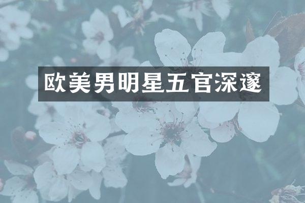 欧美男明星五官深邃