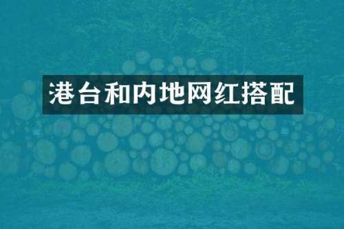 港台和内地网红搭配
