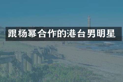 跟杨幂合作的港台男明星