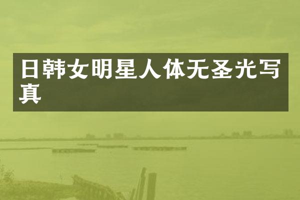 日韩女明星人体无圣光写真