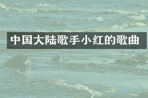 中国大陆歌手小红的歌曲
