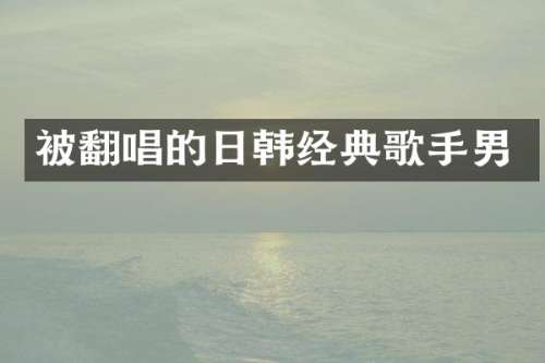 被翻唱的日韩经典歌手男