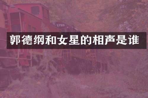 郭德纲和女星的相声是谁
