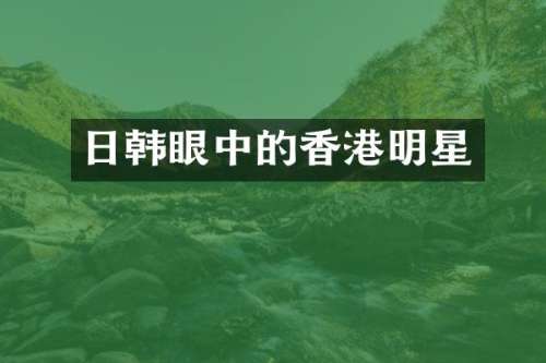 日韩眼中的香港明星