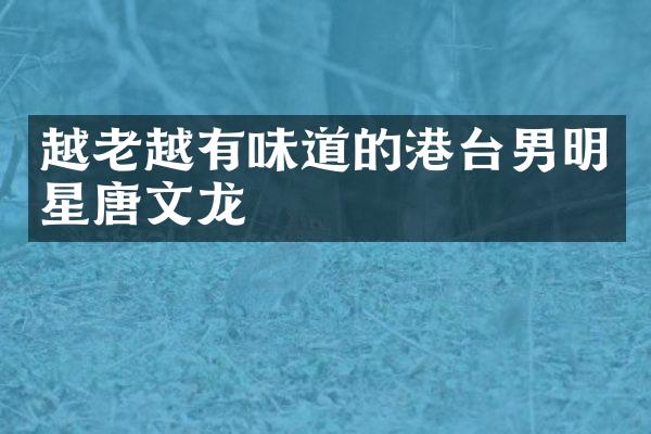 越老越有味道的港台男明星唐文龙