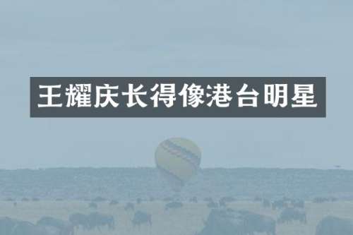 王耀庆长得像港台明星