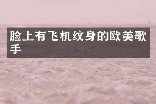 脸上有飞机纹身的欧美歌手