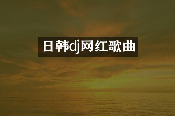 日韩dj网红歌曲