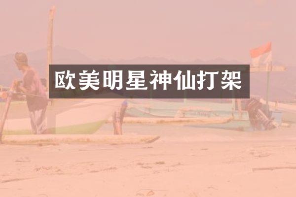 欧美明星神仙打架