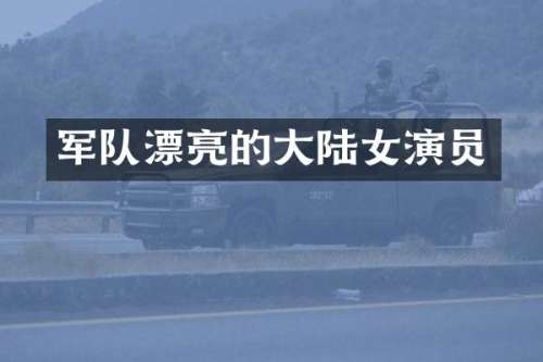 军队漂亮的大陆女演员