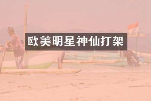 欧美明星神仙打架