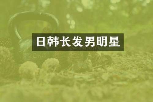 日韩长发男明星
