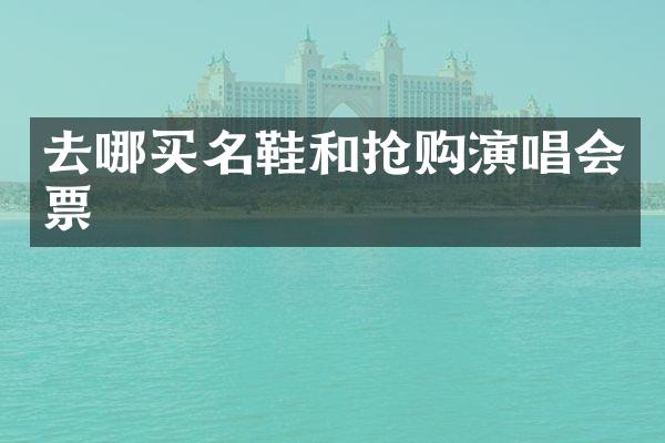 去哪买名鞋和抢购演唱会票