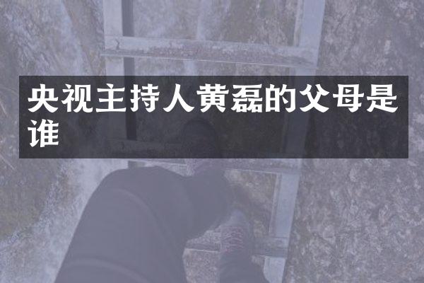 央视主持人黄磊的父母是谁