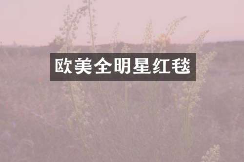欧美全明星红毯