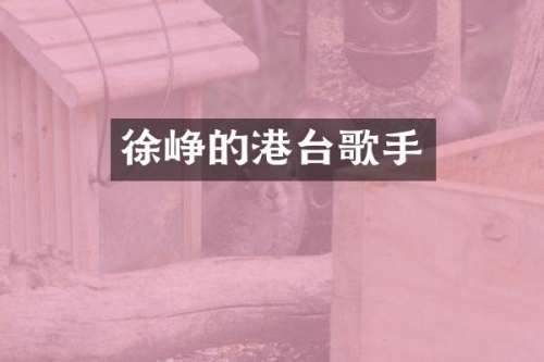 徐峥的港台歌手
