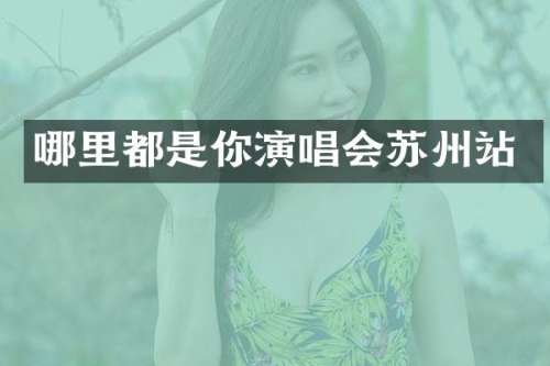 哪里都是你演唱会苏州站